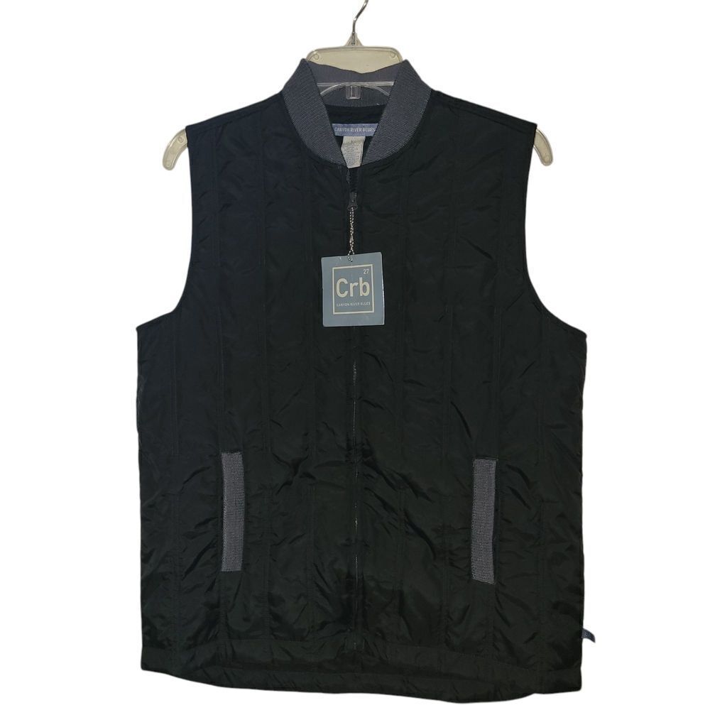 Canyon River Blues Black and Gray Vest